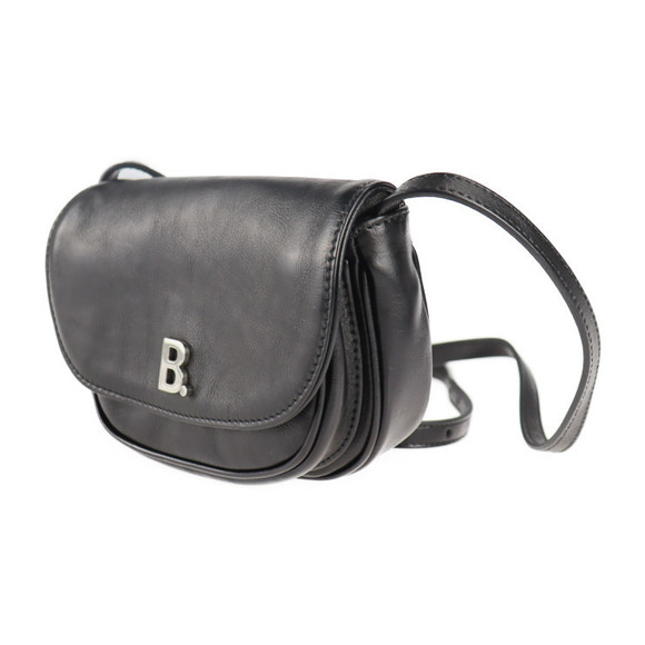 Balenciaga Black Bag Logo Shoulder B - Picture 1 of 9